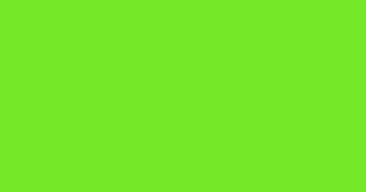 #74e927 green lizard color image