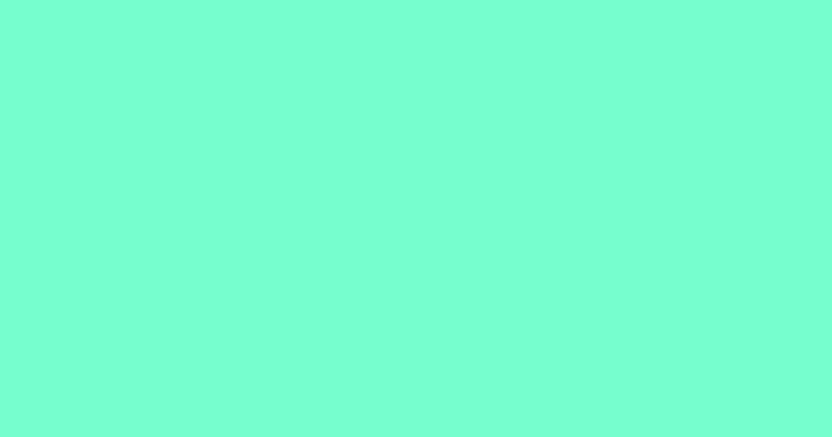 74ffce - Aquamarine Color Informations