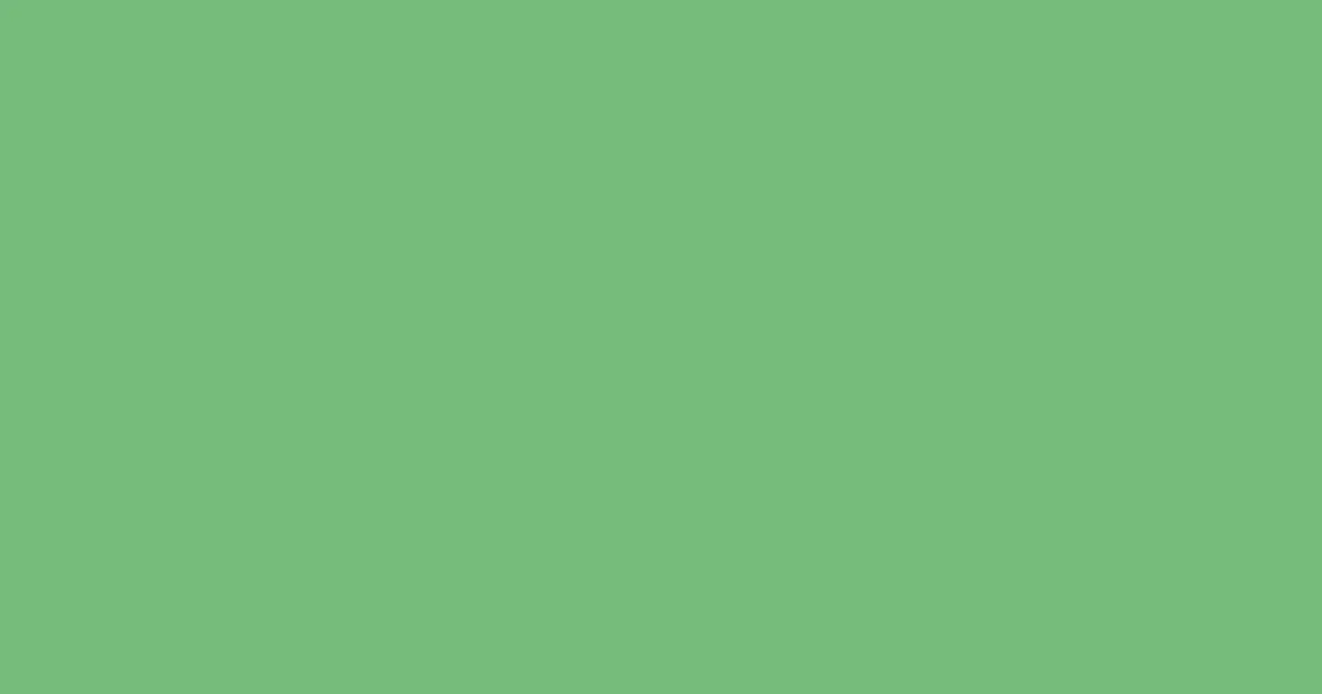 #75bc7c fern color image