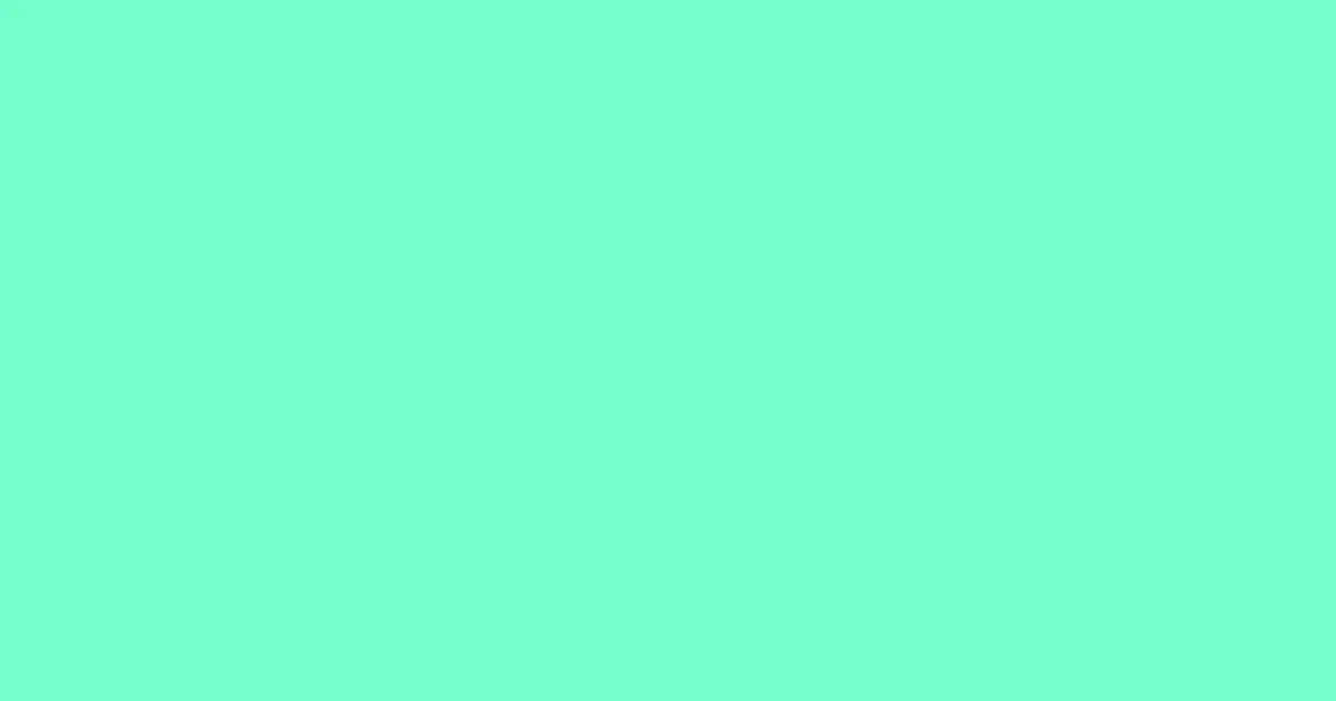 #75fdcb aquamarine color image