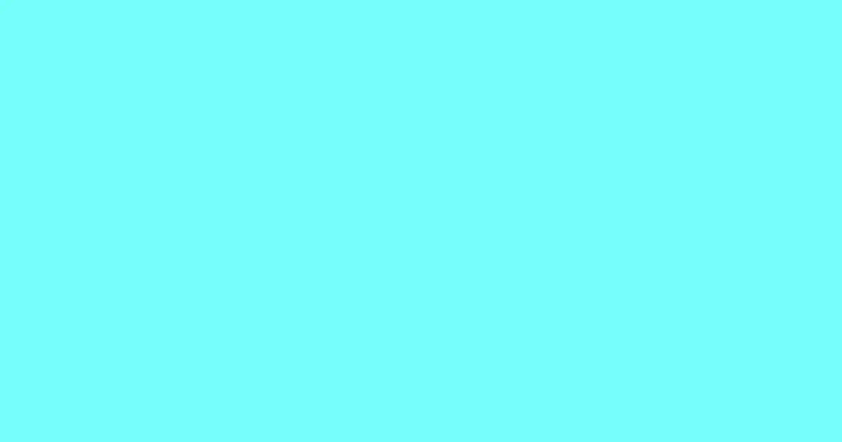 #75fefc aquamarine color image