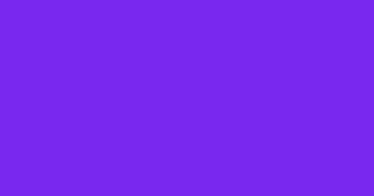 #7628ed electric violet color image