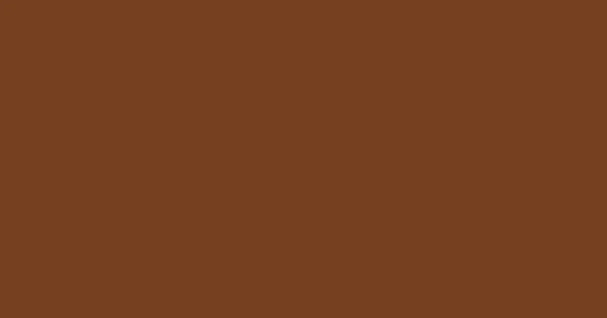 #764021 raw umber color image