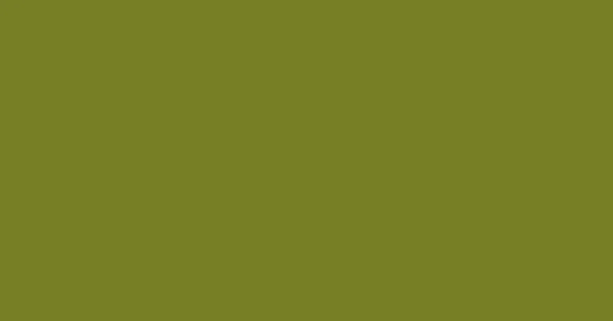 #767e25 wasabi color image