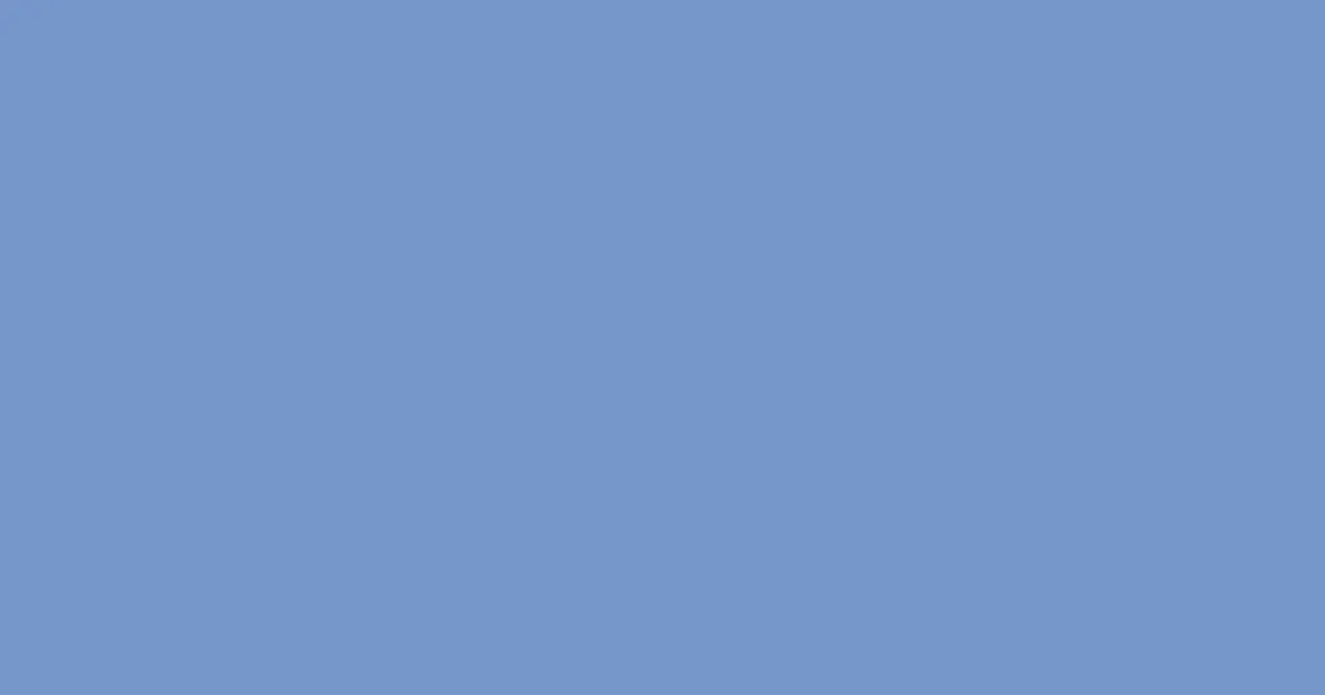 #7696c8 cerulean frost color image