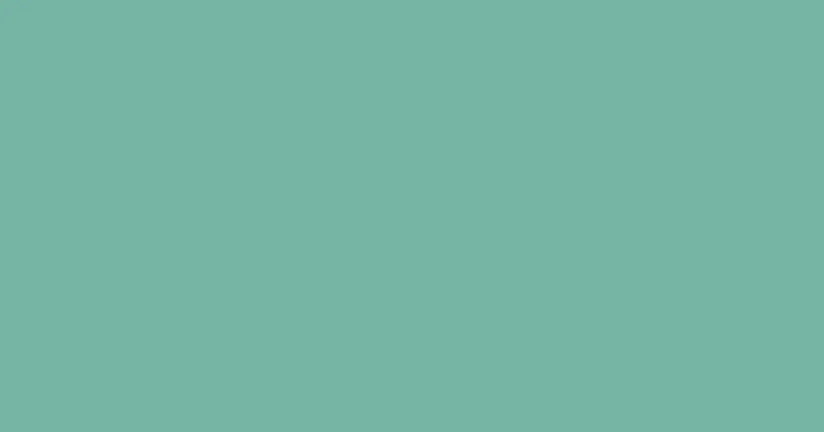 #76b4a4 green sheen color image