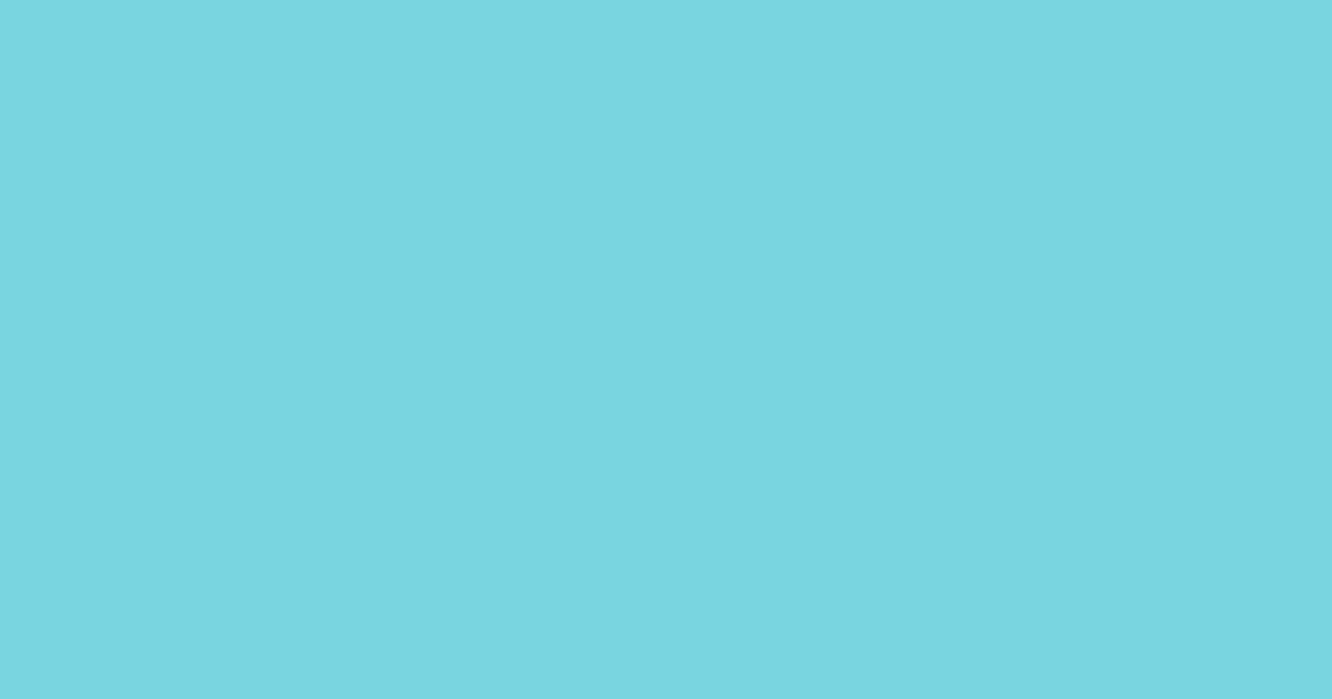 #76d5e0 aquamarine color image