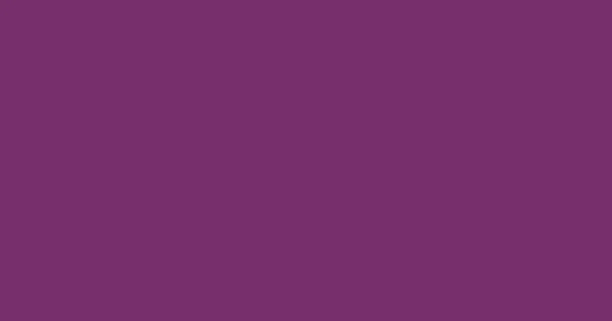 #77306d plum color image