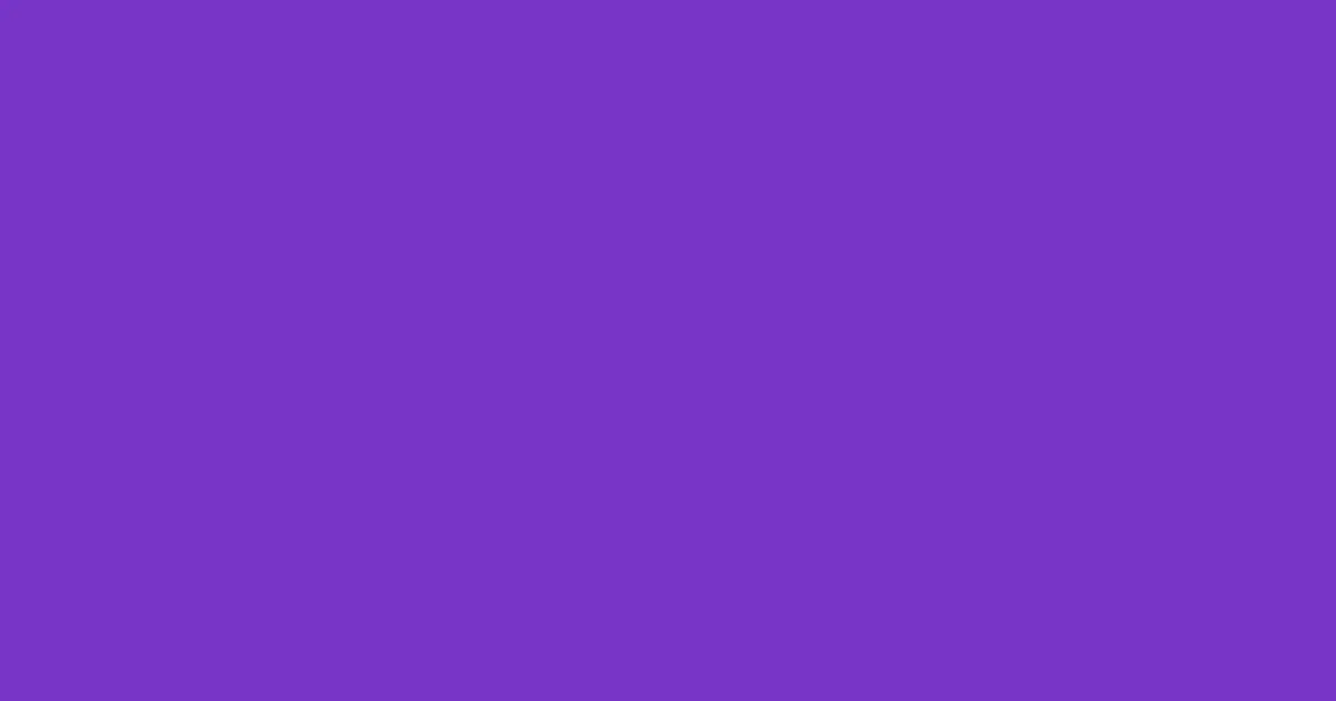 #7735c6 purple heart color image