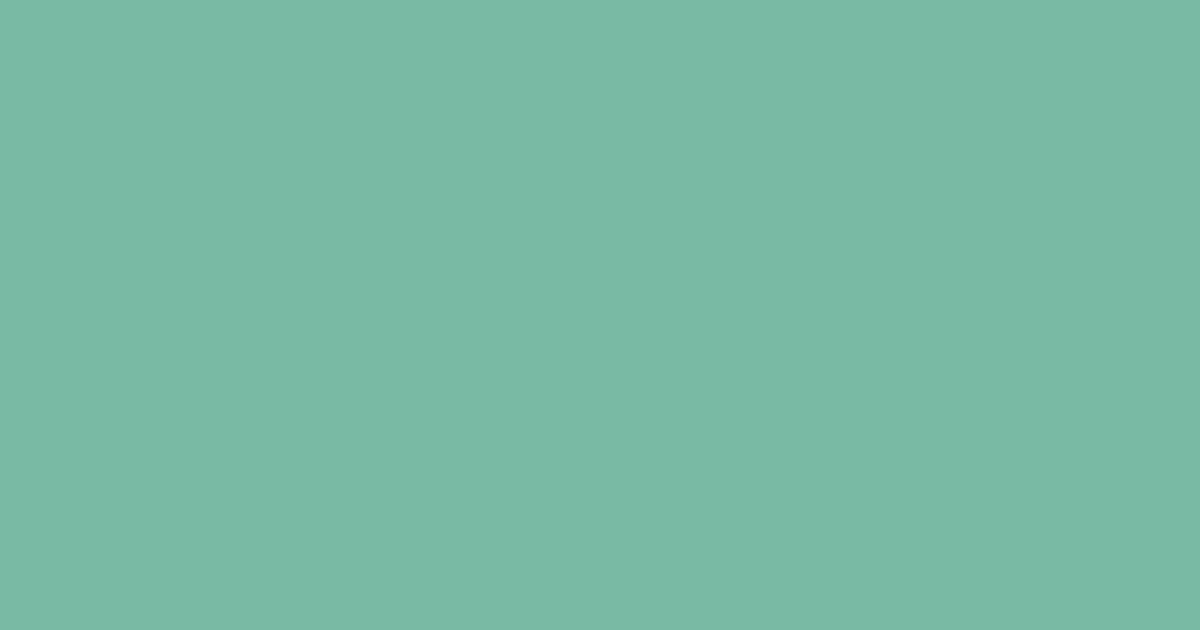 #77baa4 green sheen color image