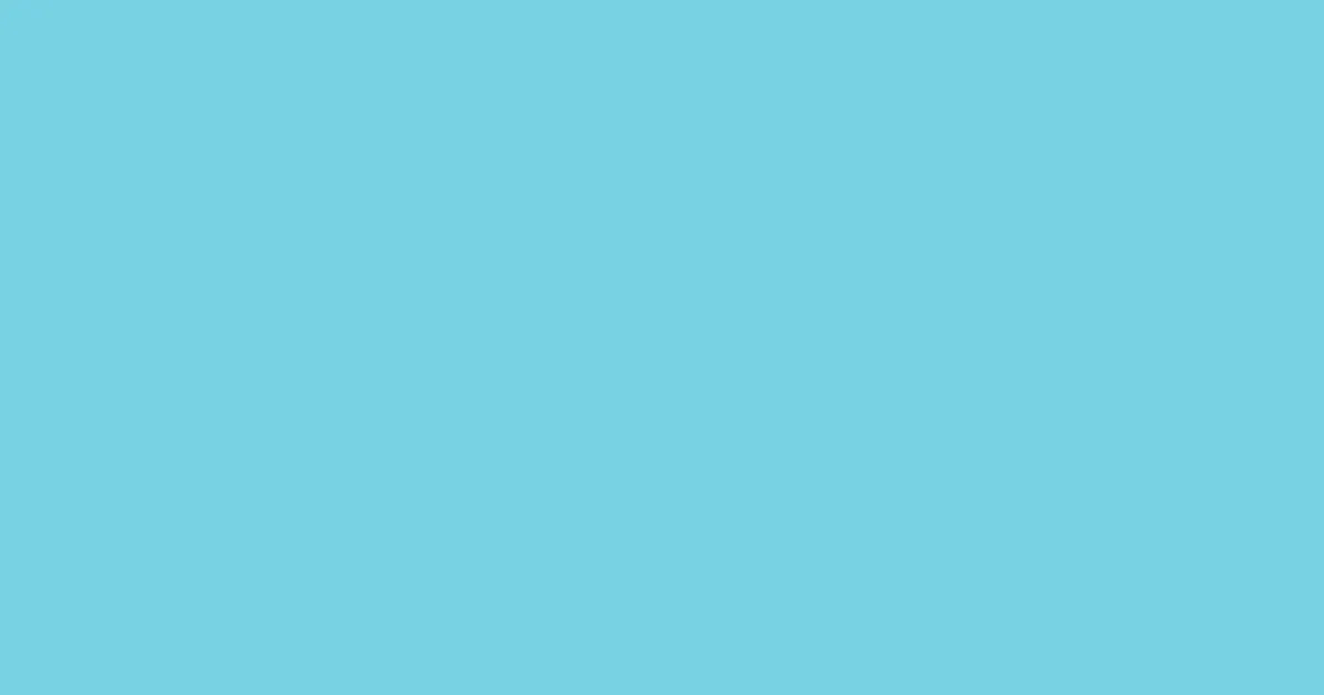 77d2e4 - Aquamarine Blue Color Informations