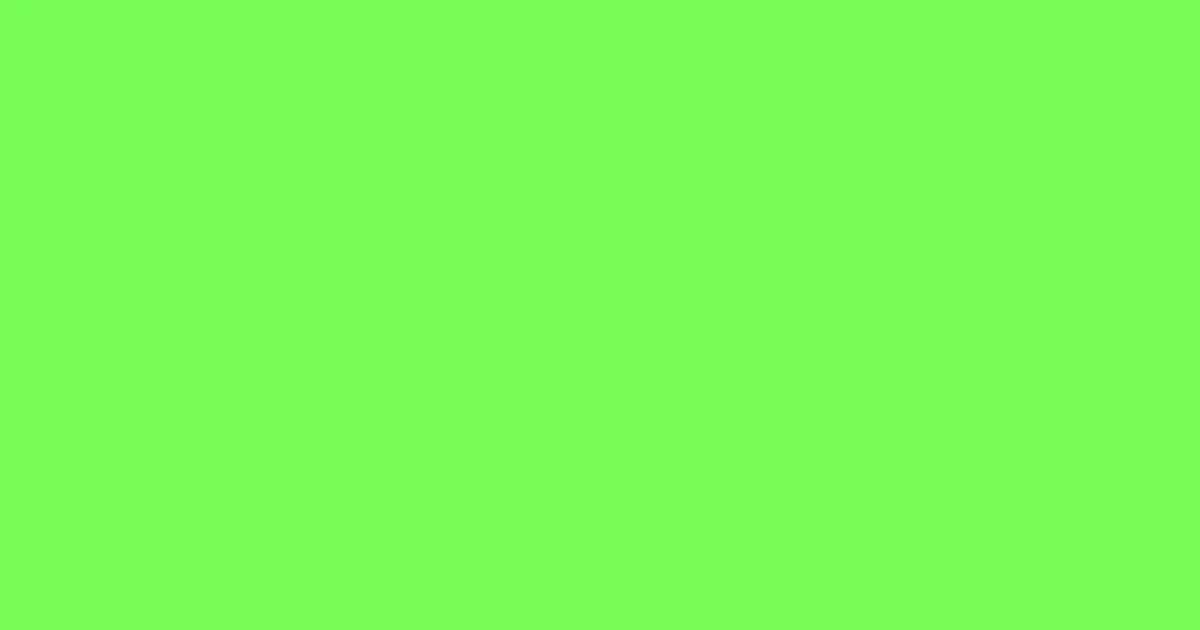 #77fb56 screamin' green color image