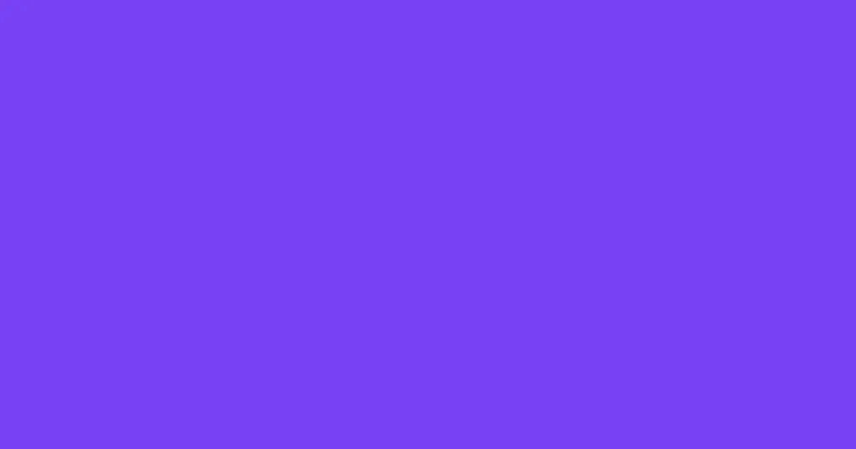 #7841f4 electric violet color image