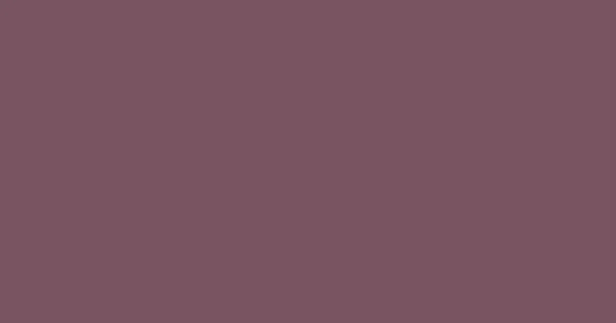 #78545f eggplant color image