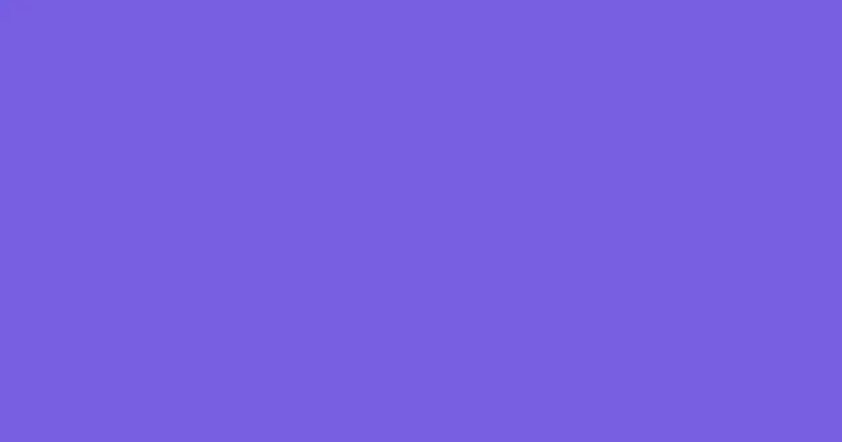 #785ee1 medium purple color image