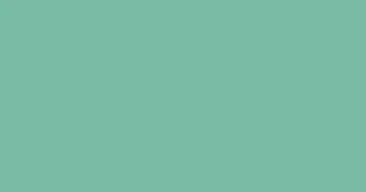 #78bca4 green sheen color image