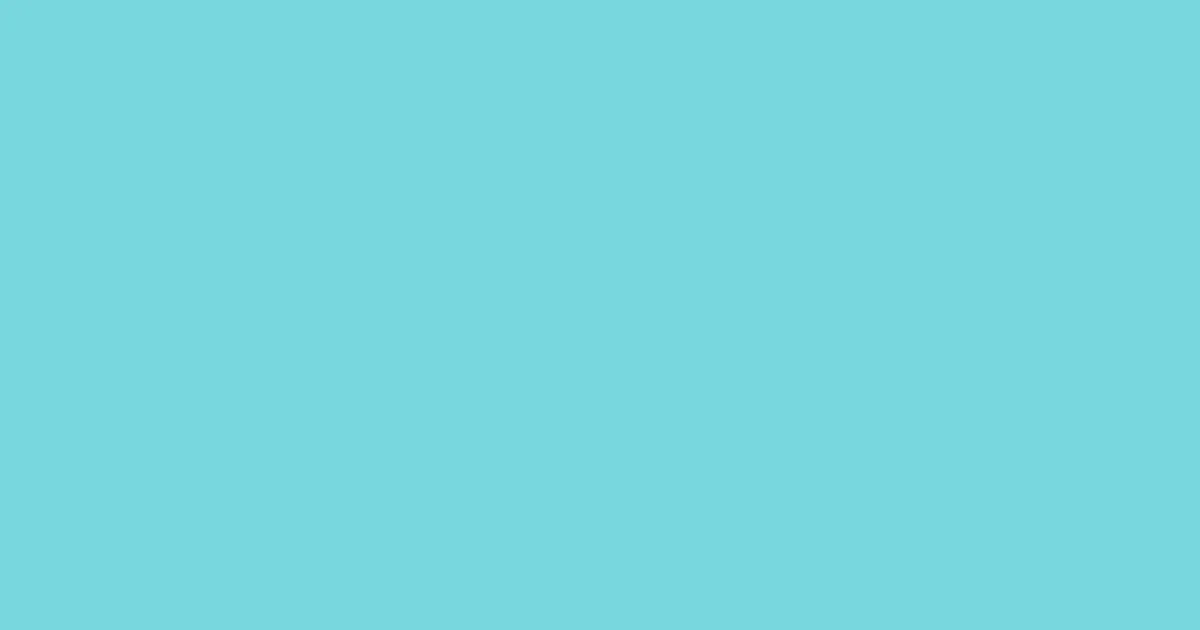 #78d7de aquamarine color image