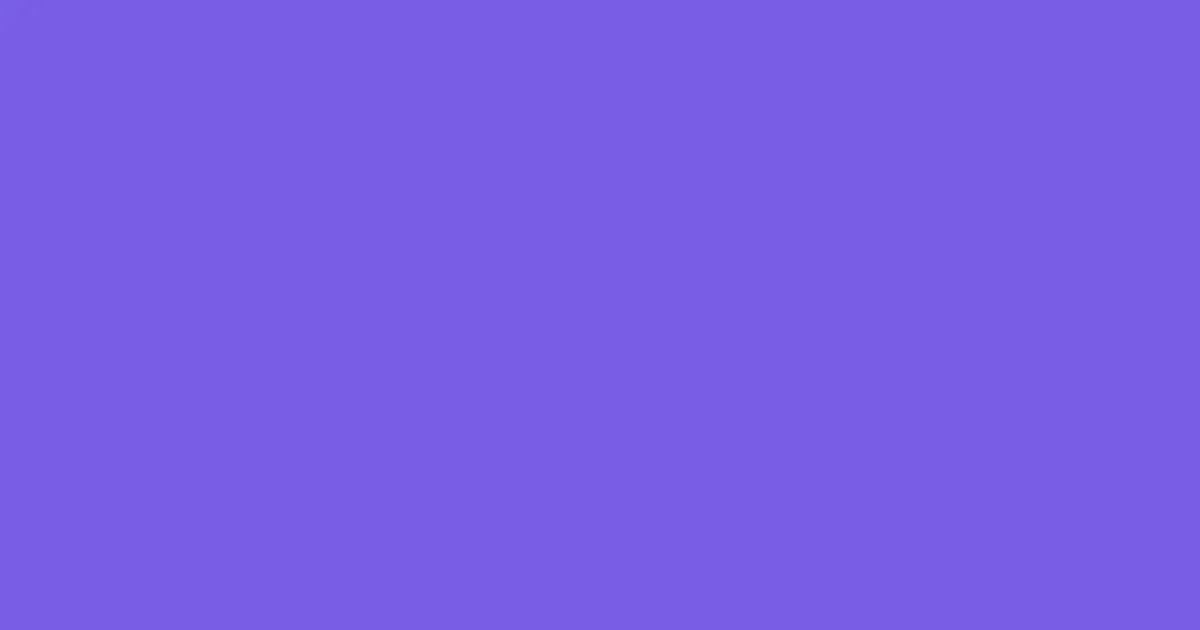 #795ee4 medium purple color image