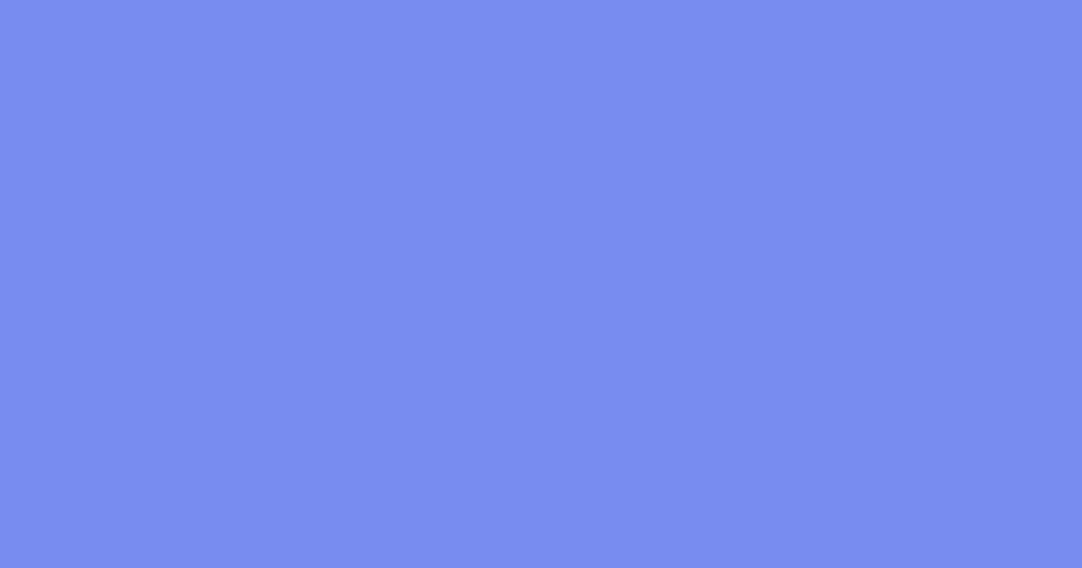 798cf2 - Cornflower Blue Color Informations