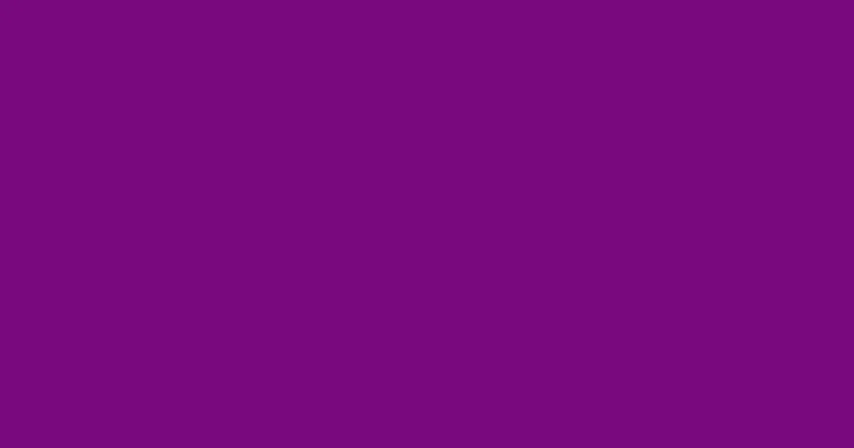 #7a097f purple color image