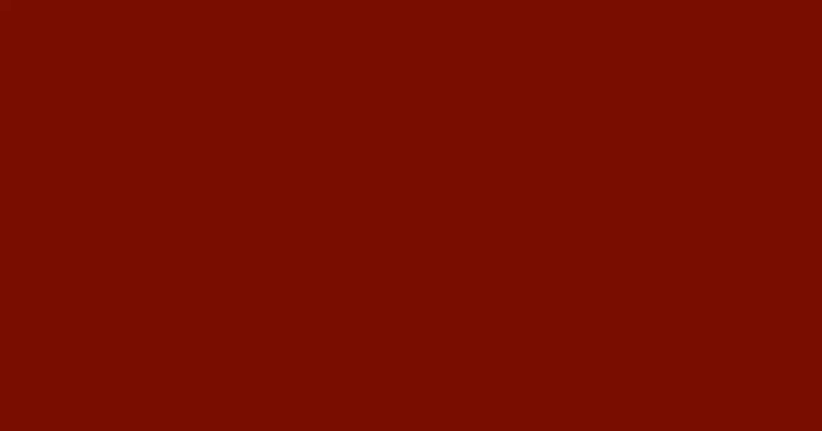 #7a0e01 red oxide color image
