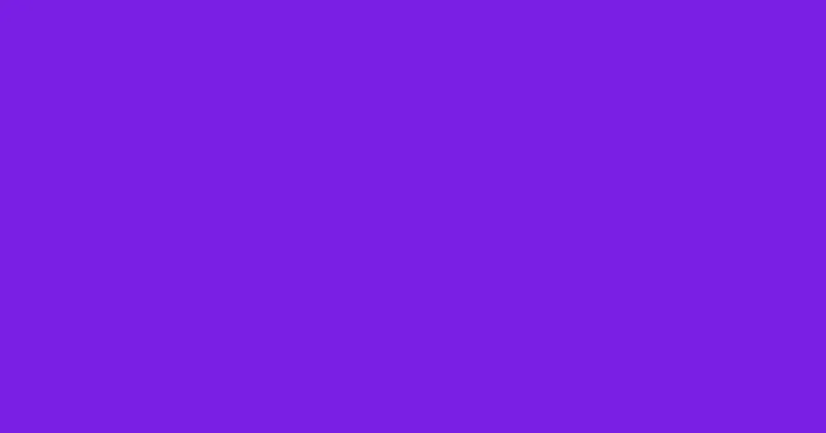 #7a1fe2 purple heart color image