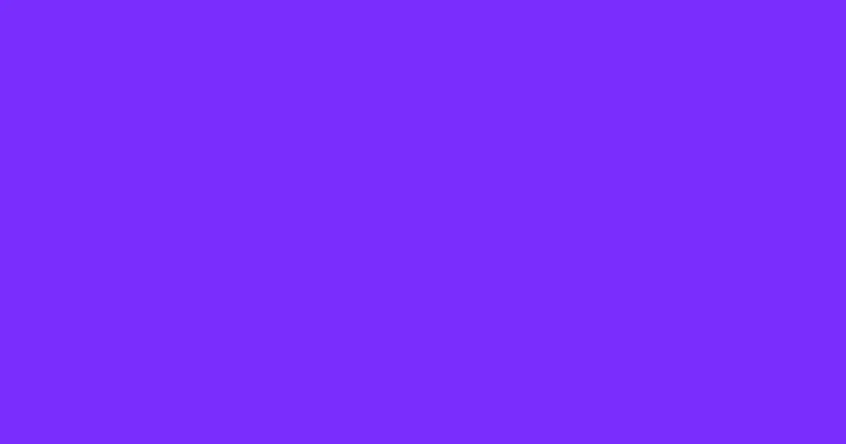 #7a2dfe electric violet color image