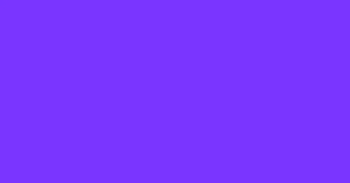 #7a35ff electric violet color image