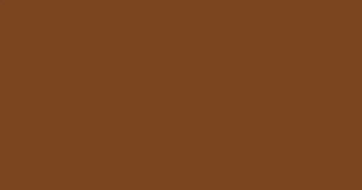 7a4521 - Raw Umber Color Informations