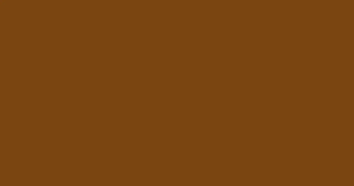 #7a4610 raw umber color image