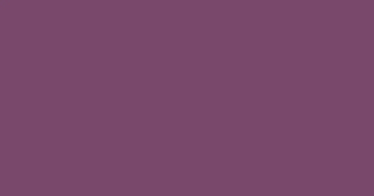 #7a486b twilight lavender color image