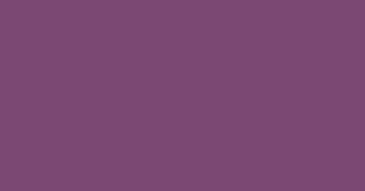 #7a4972 twilight lavender color image