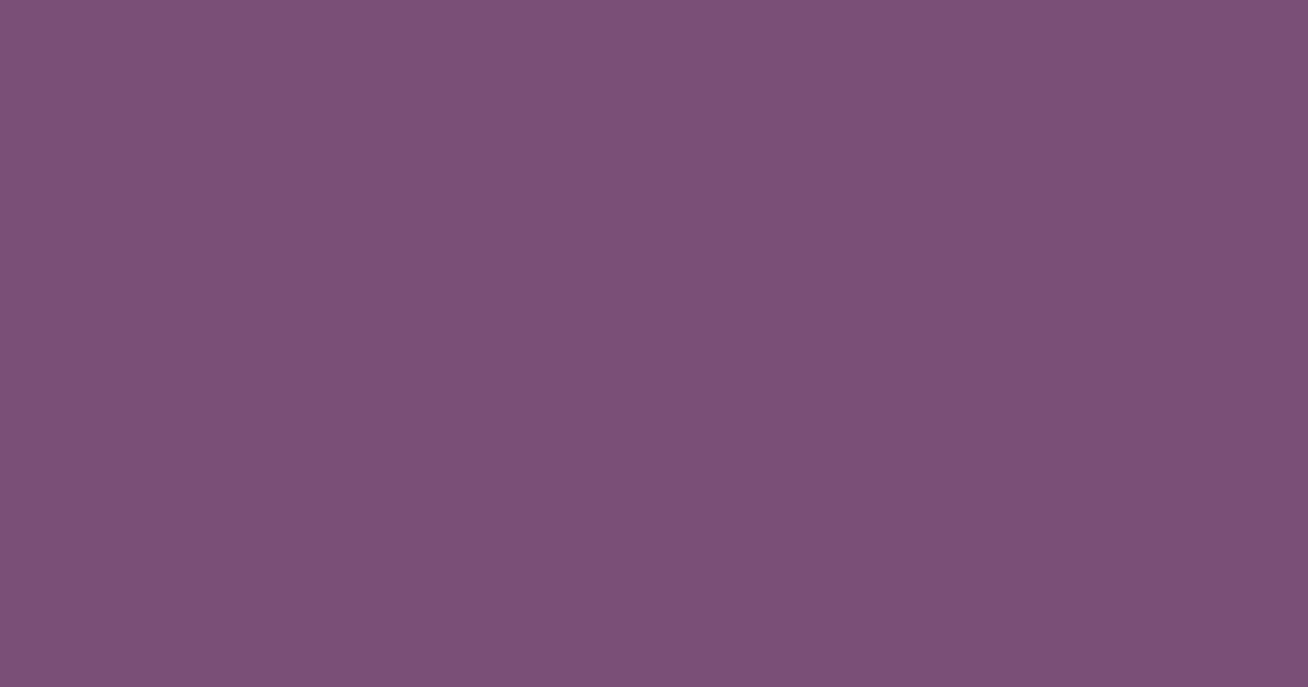 #7a5078 razzmic berry color image