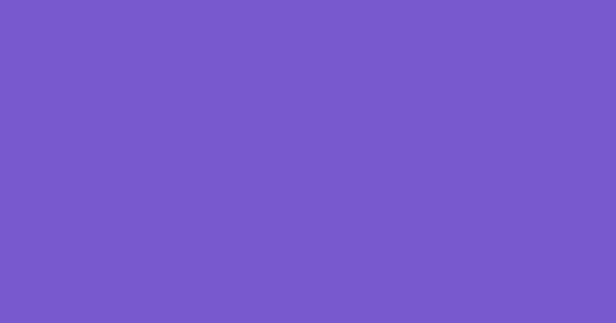 #7a59ce purple heart color image