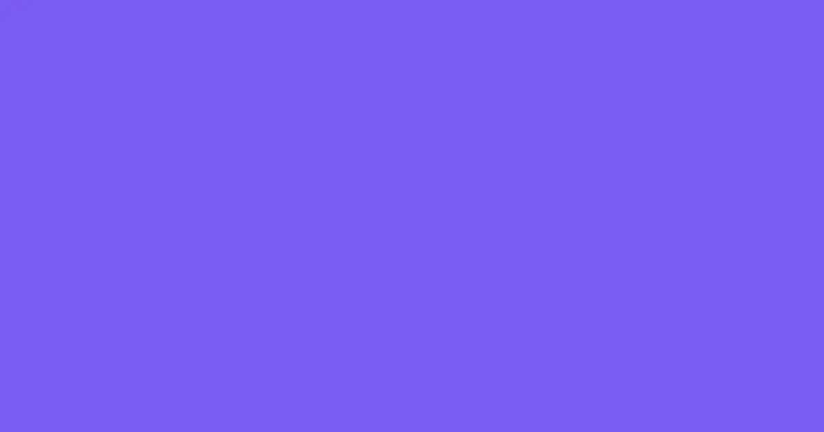 #7a5cf1 cornflower blue color image