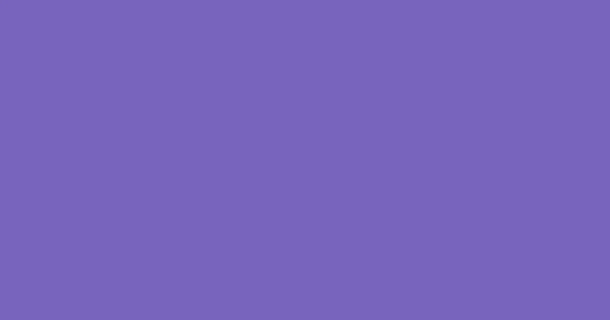 #7a64be blue violet color image