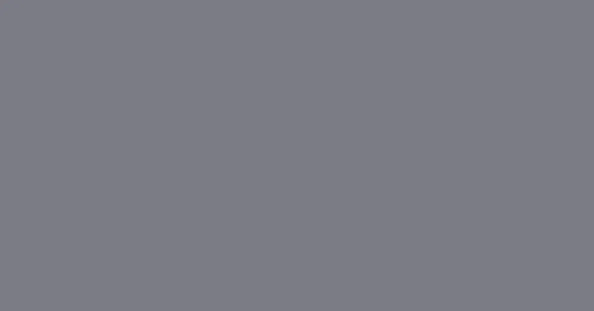 #7a7c85 storm gray color image