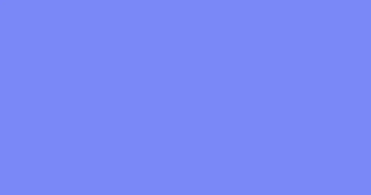 #7a87f6 cornflower blue color image