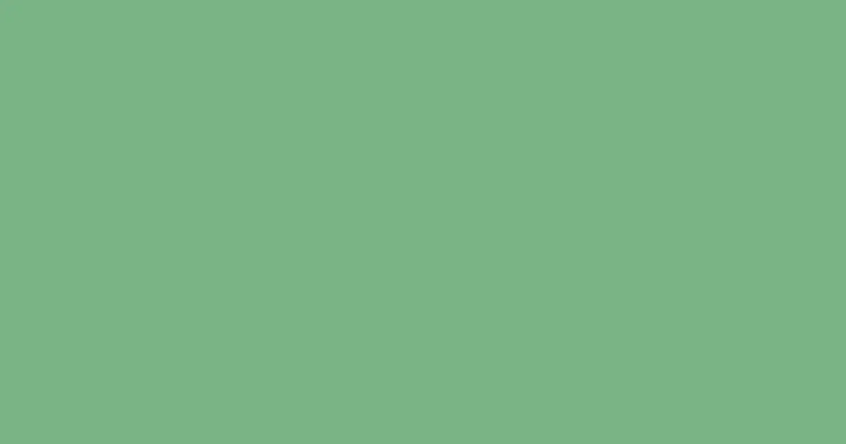 #7ab484 forest green color image