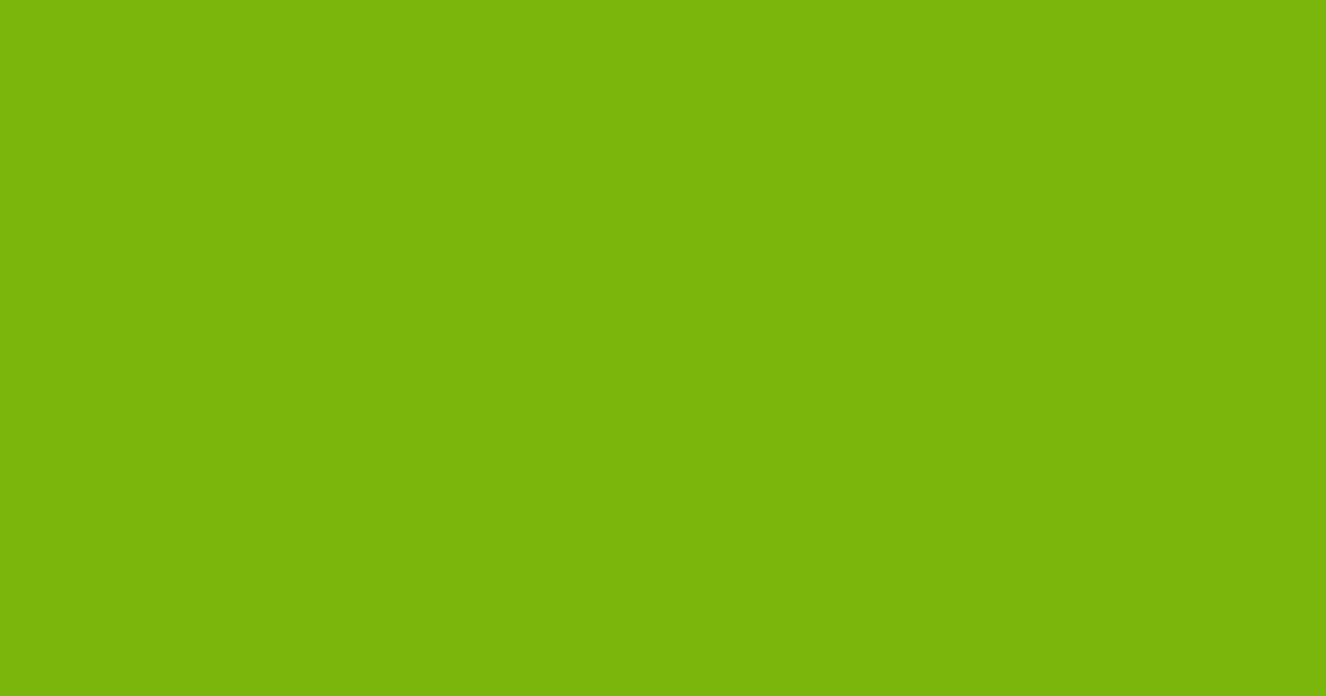#7ab50a pistachio color image