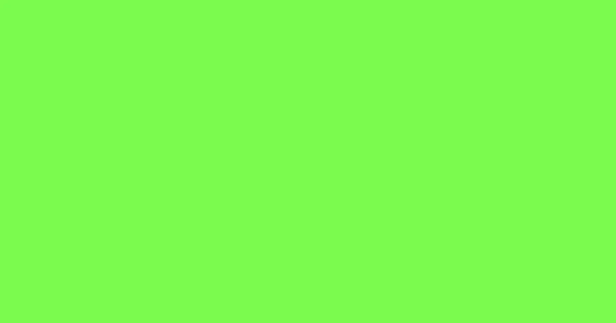 #7afb4d screamin' green color image