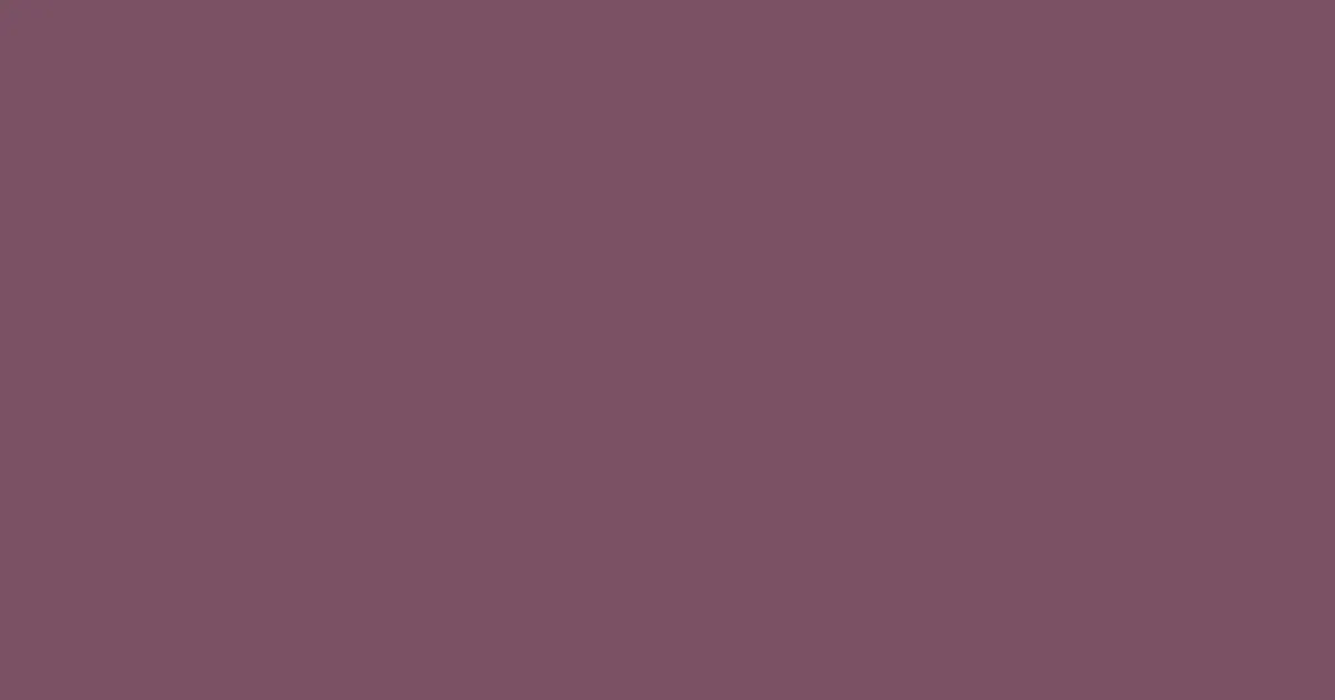 #7b5063 eggplant color image