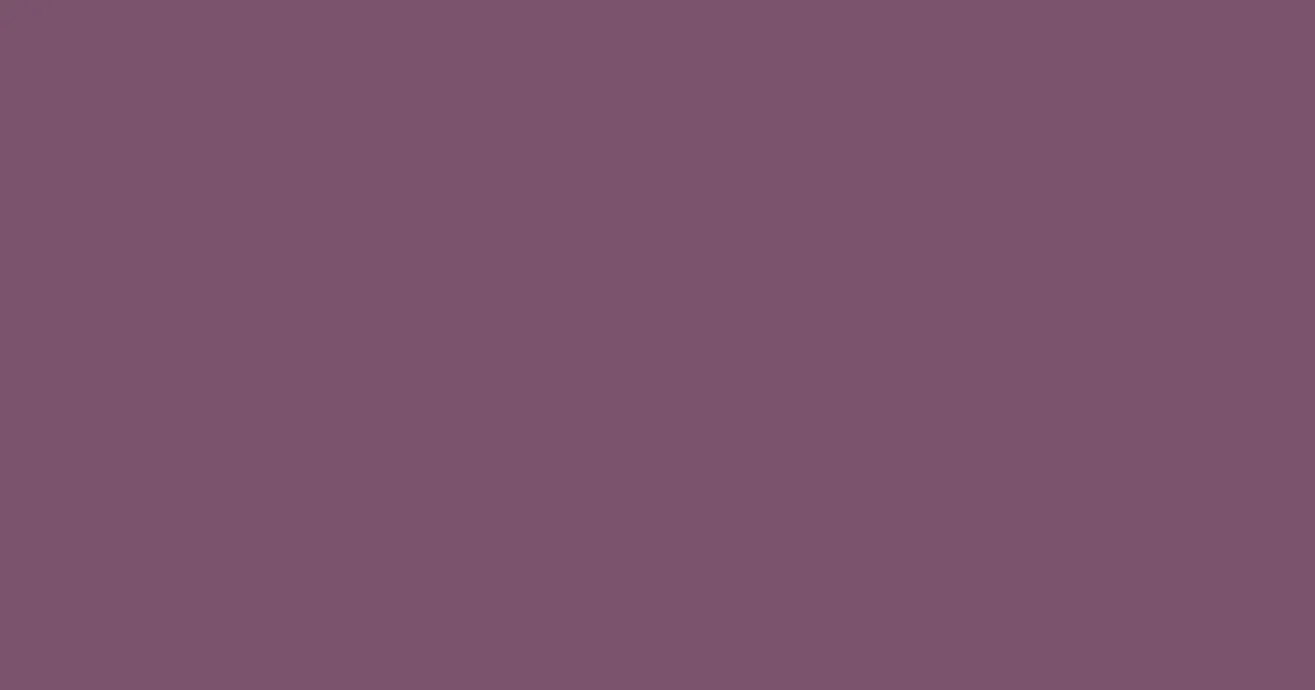#7b526c eggplant color image