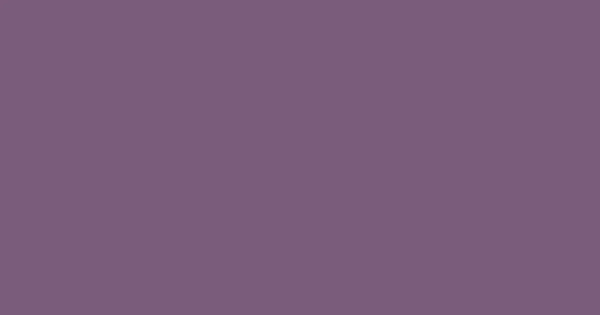 7b5c7b - Old Lavender Color Informations