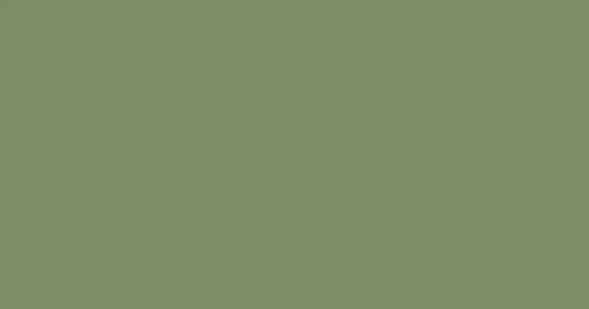 #7b8d66 camouflage green color image