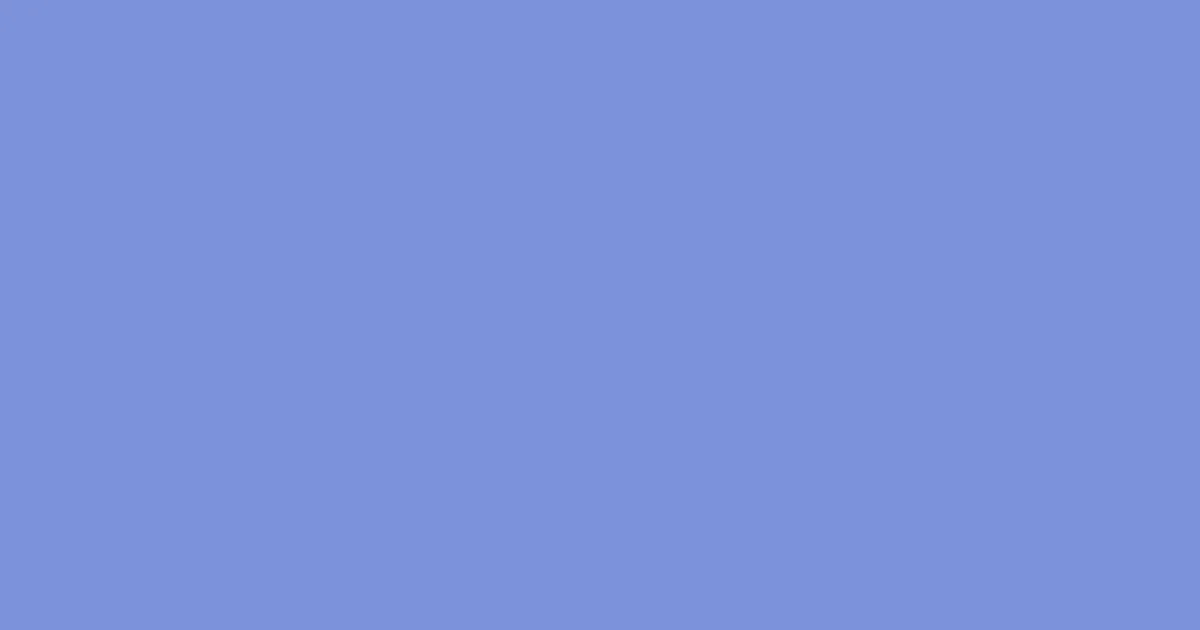 #7b92d9 chetwode blue color image