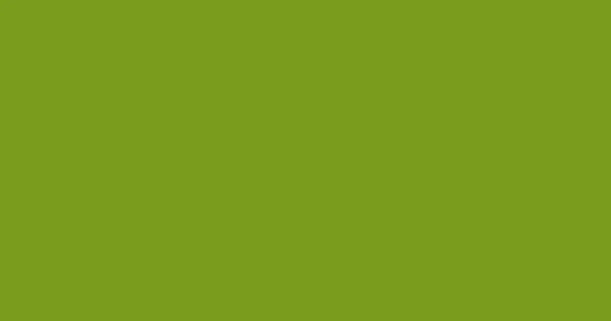 #7b9c1d trendy green color image