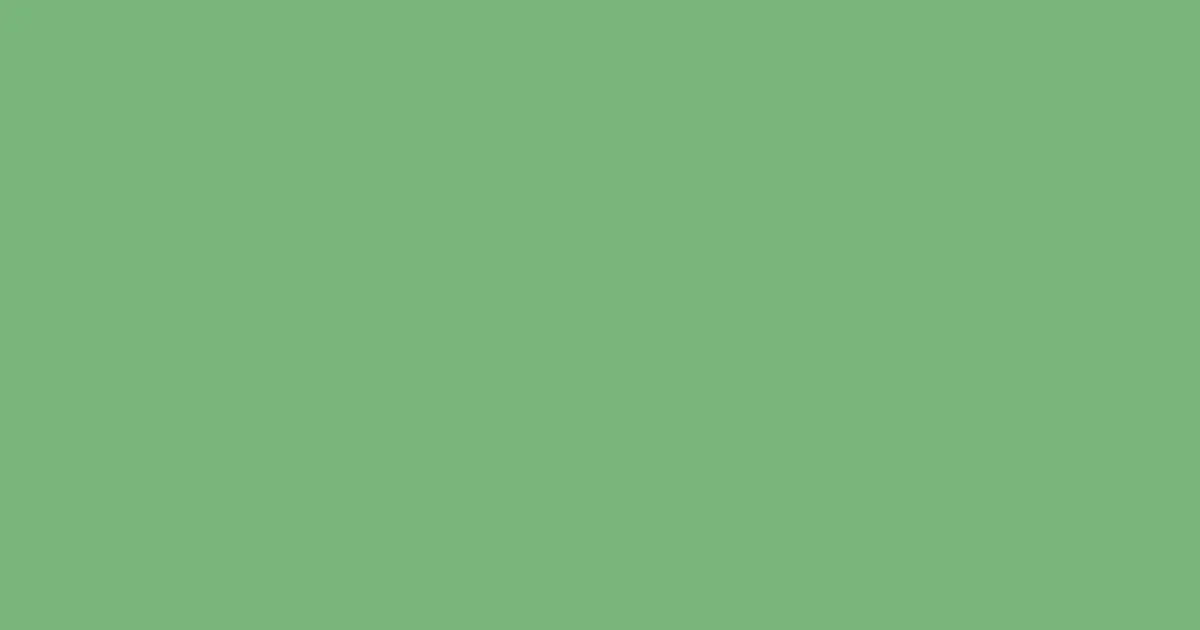 #7bb57c forest green color image