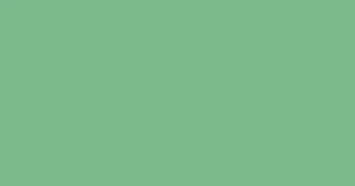 #7bb98b forest green color image