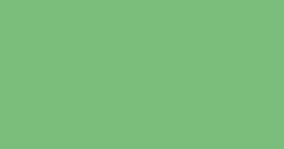 #7bbe7a fern color image